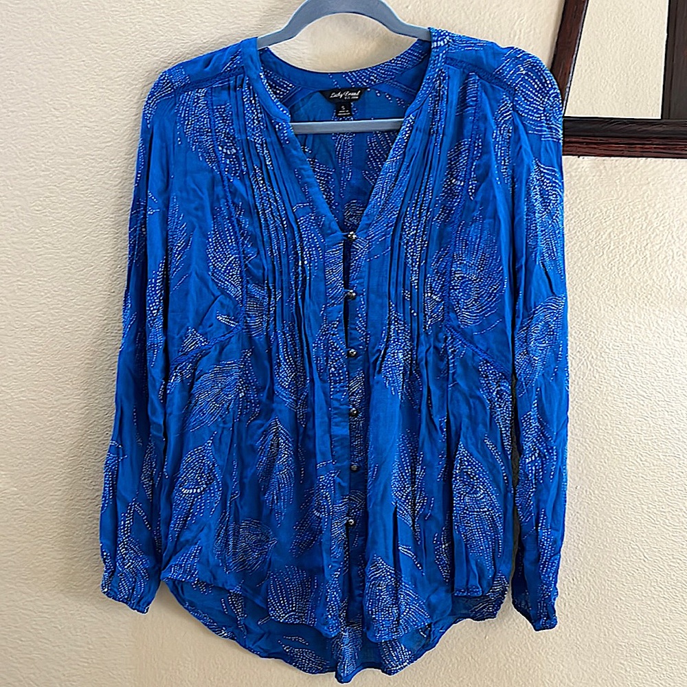 Lucky Brand Button Down Blouse